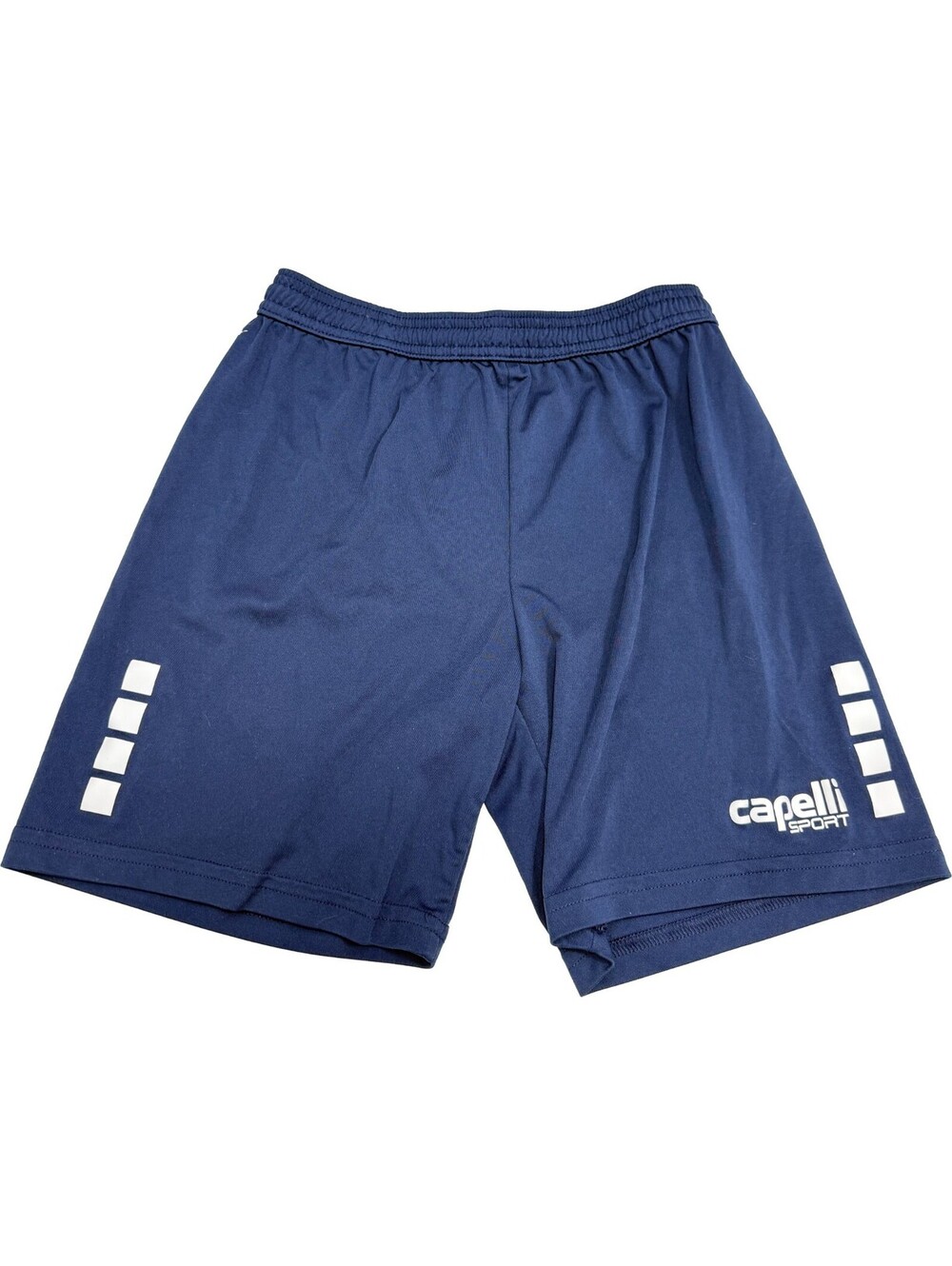 Capelli Sport CSDry Soccer Team Game Shorts Youth Medium 10-12 Navy WhiteSquares